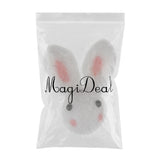 Maxbell 100% Wool Felt Balls Embellishments DIY Jewelry Crafts 6.8 x 5 cm Rabbit