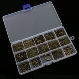 Maxbell Jewelry Making Starter Kit Tool Findings Components Storage Box Bronze