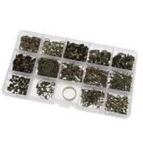 Maxbell Jewelry Making Starter Kit Tool Findings Components Storage Box Bronze