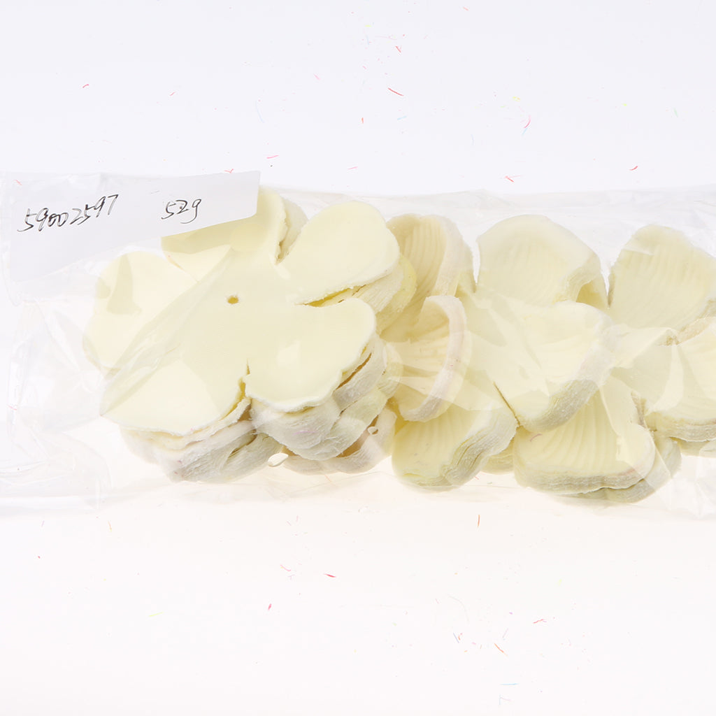 Maxbell 200 Pieces Silk Rose Flower Petals Wedding Party Decoration DIY Crafts White
