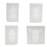 Maxbell Cactus Shape Silicone Jewelry Making Mold Fondant Cake Mould  4.9x4.7cm