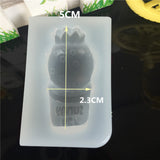 Maxbell Cactus Shape Silicone Jewelry Making Mold Fondant Cake Mould  5x2.3cm