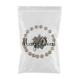 Maxbell 20 Pieces Mushroom Dome Rivets Studs Spikes for Leather Craft Bag 8mm bronze