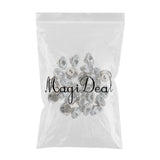 Maxbell 25 Piece Crystal Button for Sofa Headboard Upholstery Decoration 18mm Silver