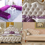 Maxbell 25 Piece Crystal Button for Sofa Headboard Upholstery Decoration 18mm Silver