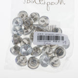 Maxbell 25 Piece Crystal Button for Sofa Headboard Upholstery Decoration 18mm Silver