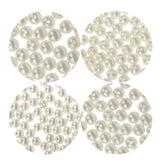 Maxbell 50 Pieces Pearls Rivets Studs Buttons for Sewing Leather Crafts Bag 8mm