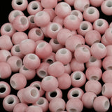 Maxbell 100pcs 6mm Ceramic Loose Beads Charms for  DIY Jewelry Making Pink