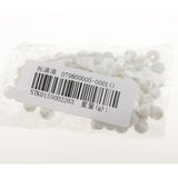 Maxbell 100pcs 6mm Ceramic Loose Beads Charms for  DIY Jewelry Making White