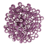 Maxbell 100pcs 6mm Ceramic Loose Beads Charms for  DIY Jewelry Making Purple