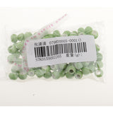 Maxbell 100pcs 6mm Ceramic Loose Beads Charms for  DIY Jewelry Making Green