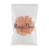 Maxbell 100pcs 6mm Ceramic Loose Beads Charms for  DIY Jewelry Making Orange