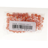 Maxbell 100pcs 6mm Ceramic Loose Beads Charms for  DIY Jewelry Making Orange