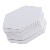 Maxbell 100 Pieces Hexagon Shape Paper Quilting Templates for Sewing Craft 4.2cm