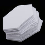 Maxbell 100 Pieces Hexagon Shape Paper Quilting Templates for Sewing Craft 4.2cm
