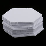 Maxbell 100 Pieces Hexagon Shape Paper Quilting Templates for Sewing Craft 4.2cm