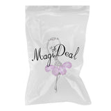 Maxbell 10 Piece Crystal Dancing Girl Shape Embellishments Flatback Scrapbook Purple