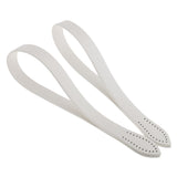 Maxbell 2 Pieces DIY Leather Purse Bag Handle Straps 60cm White