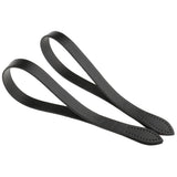 Maxbell 2 Pieces DIY Leather Purse Bag Handle Straps 60cm Black