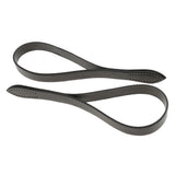 Maxbell 2 Pieces DIY Leather Purse Bag Handle Straps 60cm Black