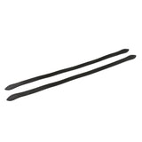 Maxbell 2 Pieces DIY Leather Purse Bag Handle Straps 60cm Black