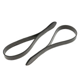 Maxbell 2 Pieces DIY Leather Purse Bag Handle Straps 60cm Black
