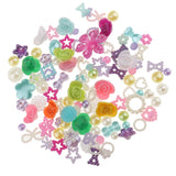 Maxbell DIY Jewelry Accessories Flat Back Embellishments Pearls Patch Colors