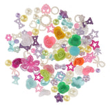 Maxbell DIY Jewelry Accessories Flat Back Embellishments Pearls Patch Colors