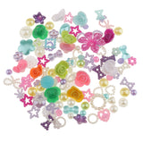 Maxbell DIY Jewelry Accessories Flat Back Embellishments Pearls Patch Colors