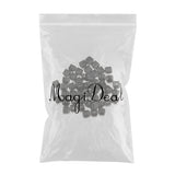 Maxbell 50pcs 6mm Glass Crystal Square Cube Beads for DIY Jewelry Making  Black