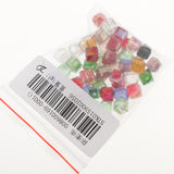 Maxbell 50pcs 6mm Glass Crystal Square Cube Beads for DIY Jewelry Making  Mix Color