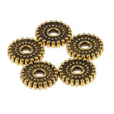 Maxbell 100 Pieces Metal Alloy Jewelry Making Spacer Beads 10mm Antique gold