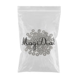 Maxbell 100 Pieces Metal Alloy Jewelry Making Spacer Beads 10mm Silver