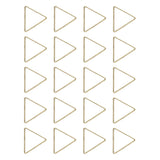 Maxbell 20pcs Alloy Triangle Ring Pendants Charms for Jewelry Making Crafts Bronze