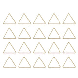 Maxbell 20pcs Alloy Triangle Ring Pendants Charms for Jewelry Making Crafts Bronze