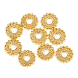 Maxbell 100 Pieces Metal Alloy Jewelry Making Spacer Beads 6mm Gold