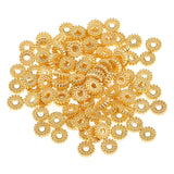 Maxbell 100 Pieces Metal Alloy Jewelry Making Spacer Beads 6mm Gold