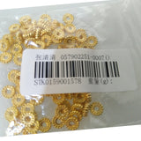 Maxbell 100 Pieces Metal Alloy Jewelry Making Spacer Beads 6mm Gold