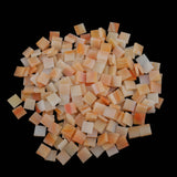 Maxbell 250 Pieces Vitreous Glass Mosaic Tiles for Arts DIY Crafts Light brown