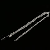 Maxbell 100cm Sterling Silver Cable Chain Links for DIY Jewelry Making