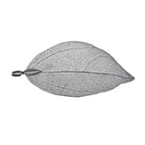 Maxbell 1 Piece Leaf Charms Pendant Findings for Jewelry Making Craft Black 4X6cm