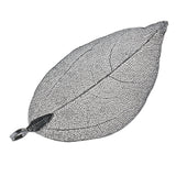 Maxbell 1 Piece Leaf Charms Pendant Findings for Jewelry Making Craft Black 4X6cm