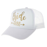 Maxbell Wedding Bride Tribe Caps Hat Baseball Cap Party Gift White