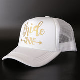 Maxbell Wedding Bride Tribe Caps Hat Baseball Cap Party Gift White