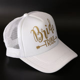 Maxbell Wedding Bride Tribe Caps Hat Baseball Cap Party Gift White