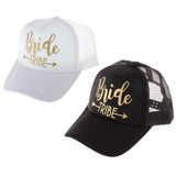 Maxbell Wedding Bride Tribe Caps Hat Baseball Cap Party Gift Black