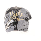 Maxbell Wedding Bride Tribe Caps Hat Baseball Cap Party Gift Black