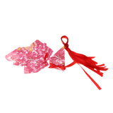 Maxbell 10 Pieces Triangle Design Candy Boxes Gift Boxes Wedding Favors Rose Red