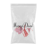 Maxbell 10 Pieces Triangle Design Candy Boxes Gift Boxes Wedding Favors Rose Red