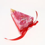 Maxbell 10 Pieces Triangle Design Candy Boxes Gift Boxes Wedding Favors Rose Red